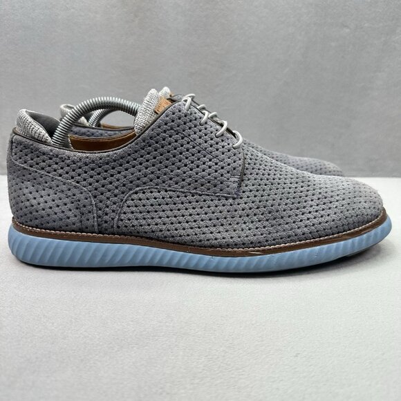 Martin Dingman Countryaire Mens Size 9 (M) Oxford Gray / Marine Suede Slip-On - Picture 1 of 9